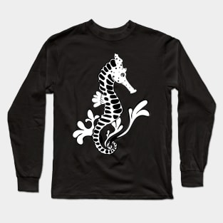 Seahorse and coral Long Sleeve T-Shirt